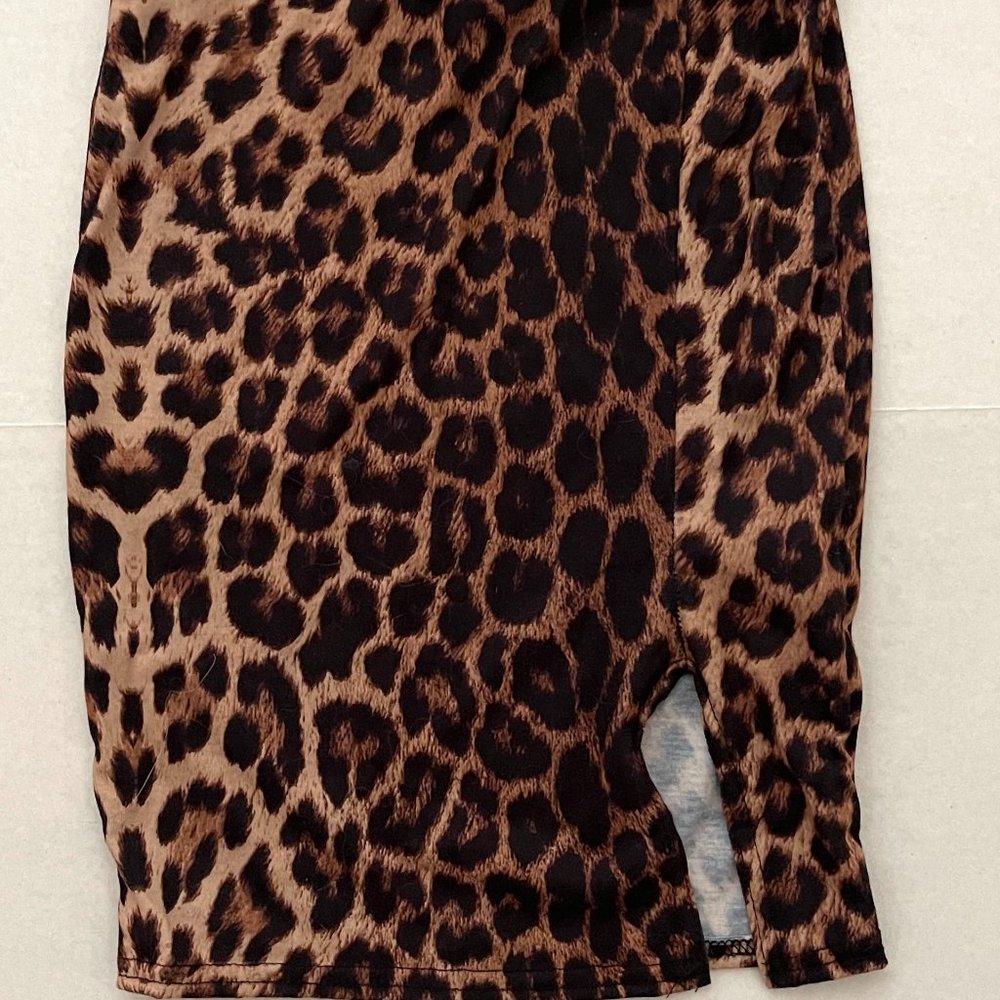 NASTY GAL XS LEOPARD SKIRT